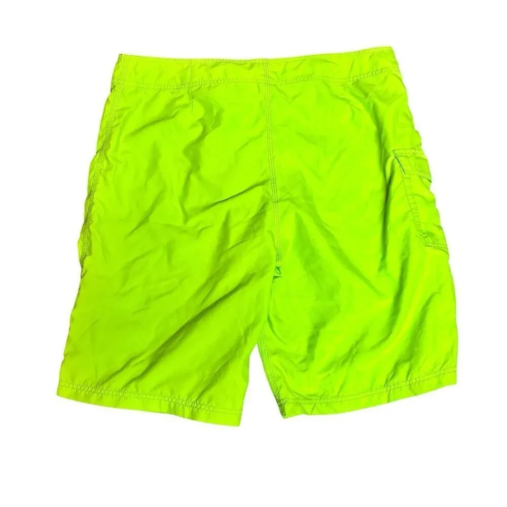 Oakley Men's Board Shorts Size 36 Neon Lime Bermuda Casual‎